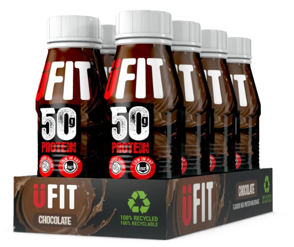 UFit 50g Protein Shakes 8x500ml