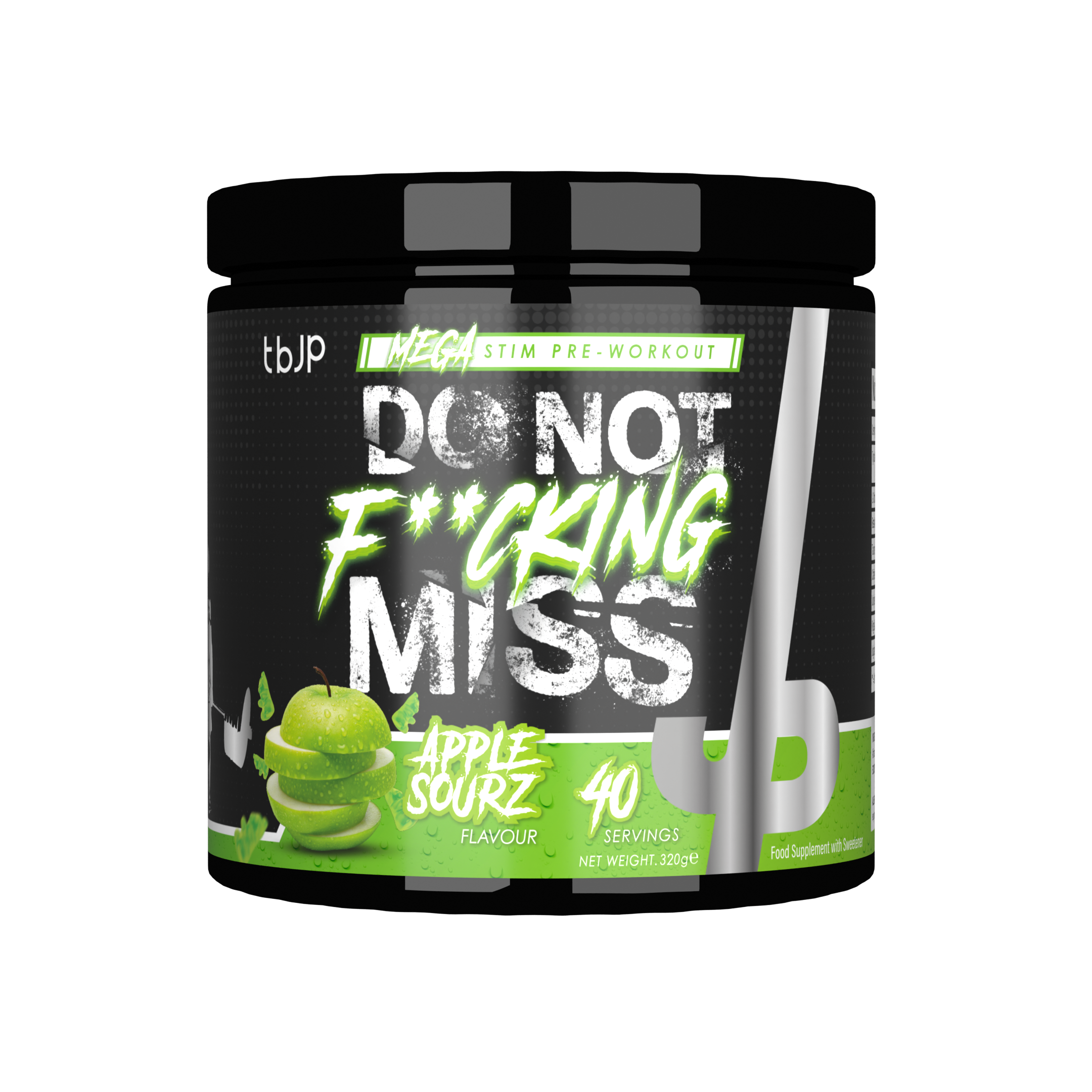 Trained By JP DNFM Stim Pre Workout 320g