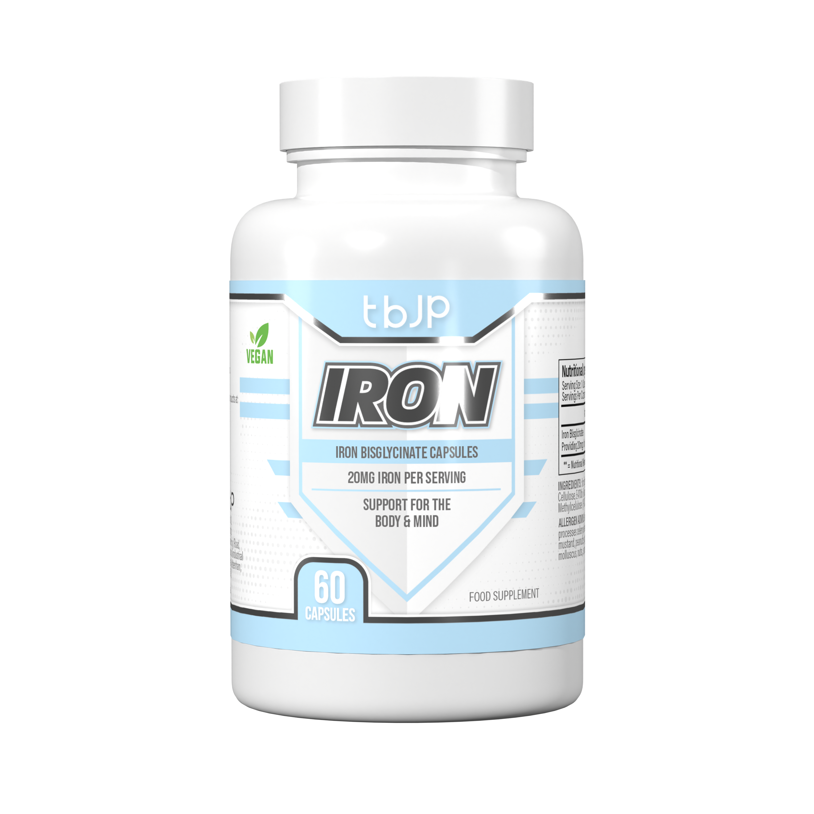 Trained By JP Iron 60 Caps