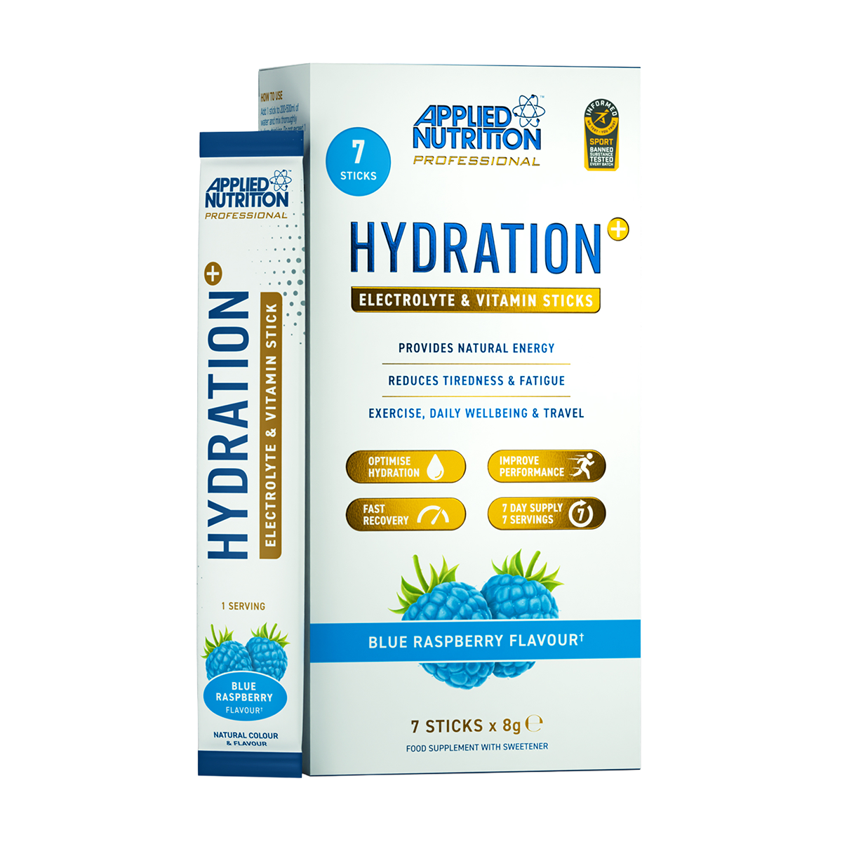 Applied Nutrition Hydration+ STICKS 7x8g