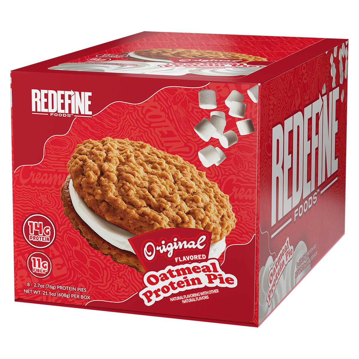 Redefine Foods Oatmeal Protein Pie 8x70g