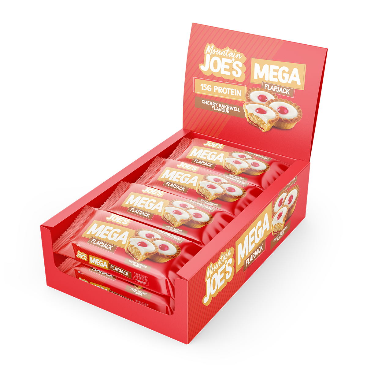 Mountain Joes MEGA Flapjacks 12x100g