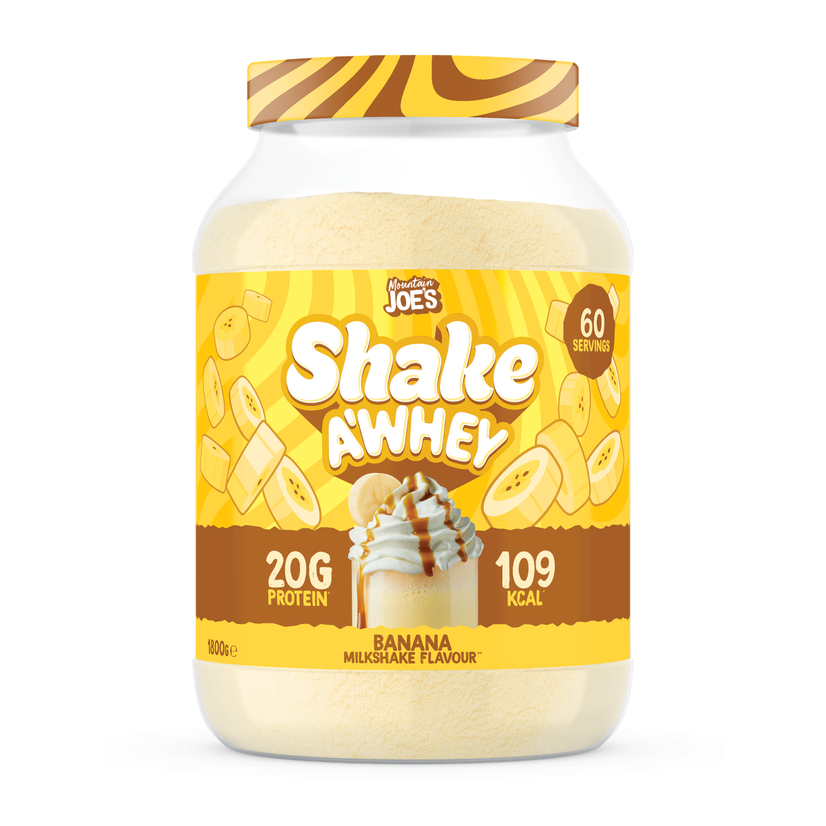 Mountain Joe's Shake A Whey 1.8kg