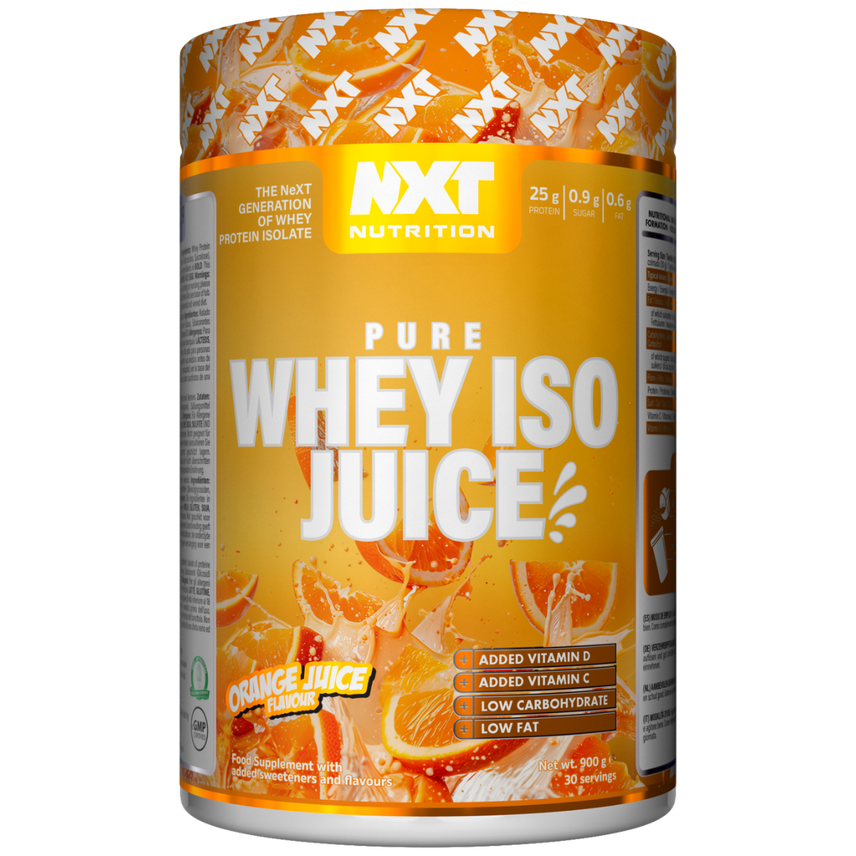 NXT Nutrition Pure Whey ISO Juice 900g