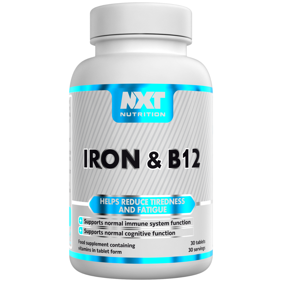 NXT Nutrition Iron & B12 30 Tablets