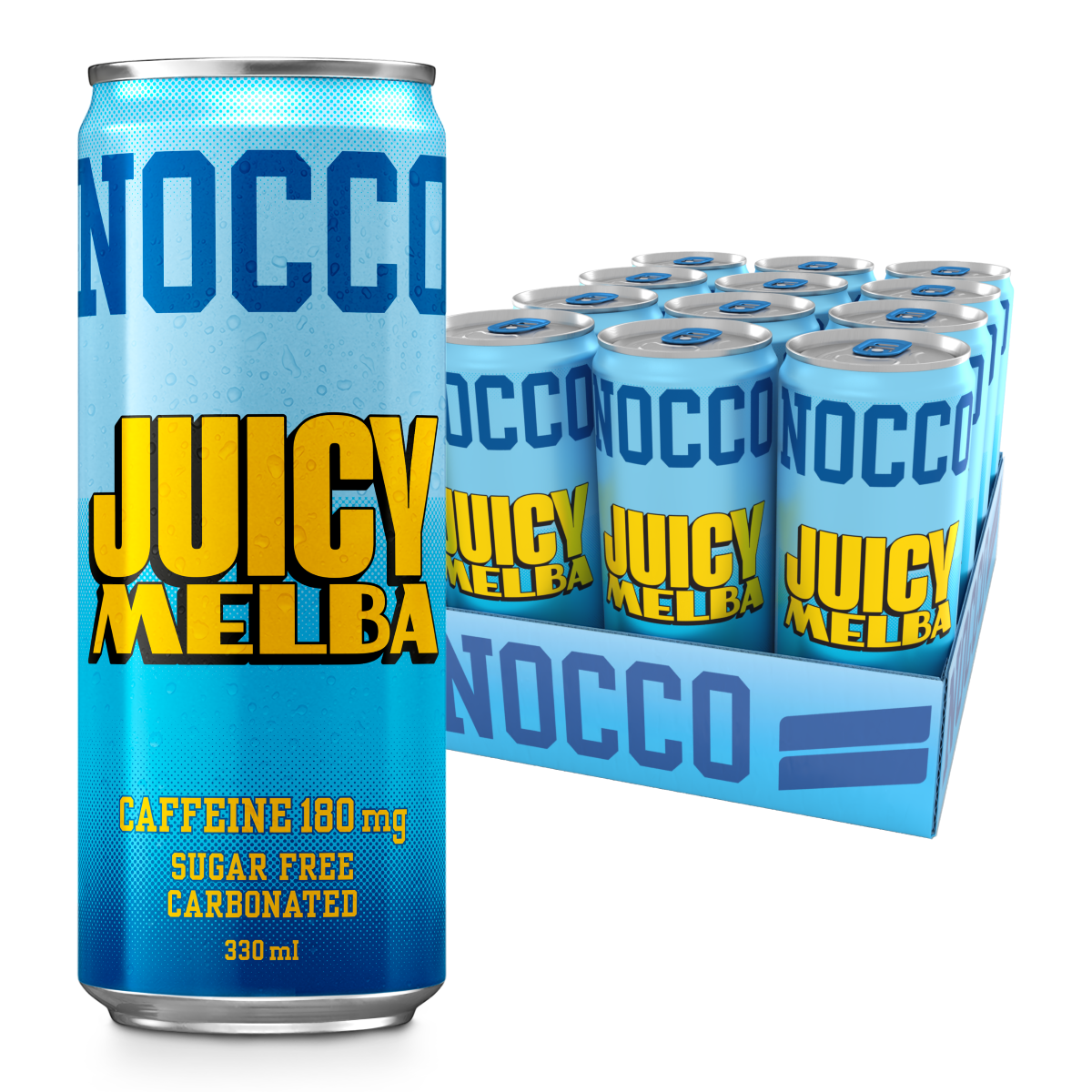 Nocco BCAA RTD 12x330ml (Summer Edition Juicy Melba)