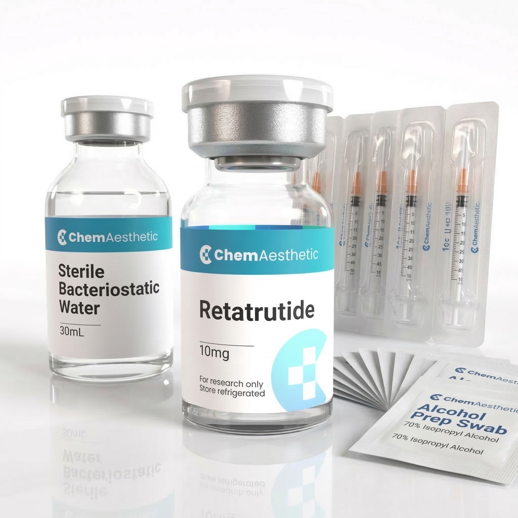 ChemAesthetic Retatrutide 30mg vial kit