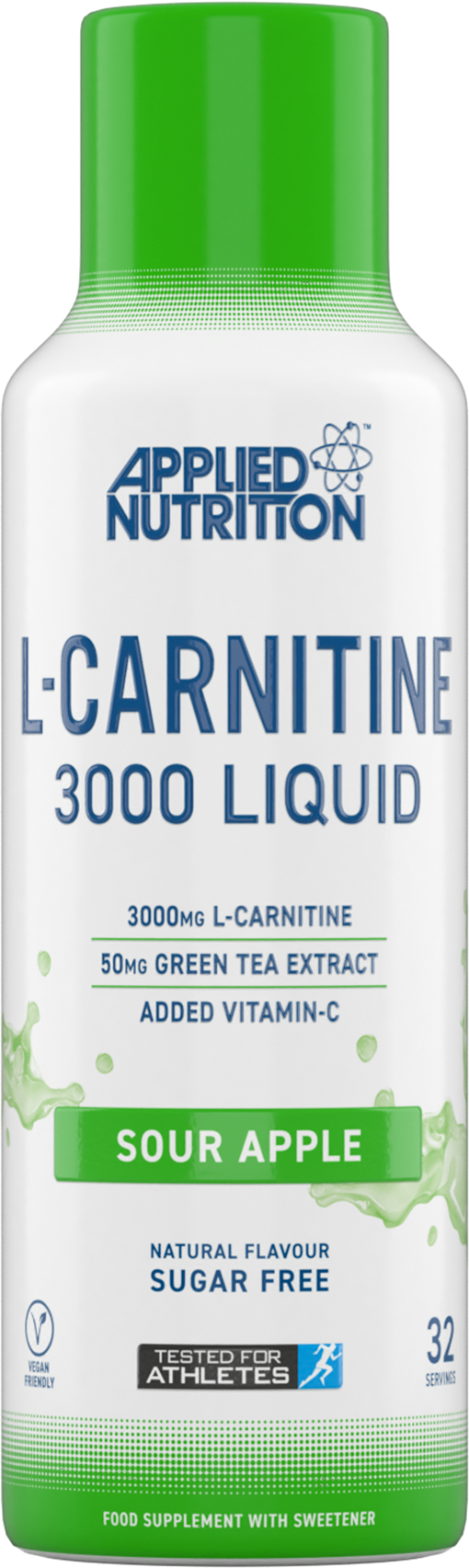 Applied Nutrition L-Carnitine Liquid 3000 + Green Tea 480ml
