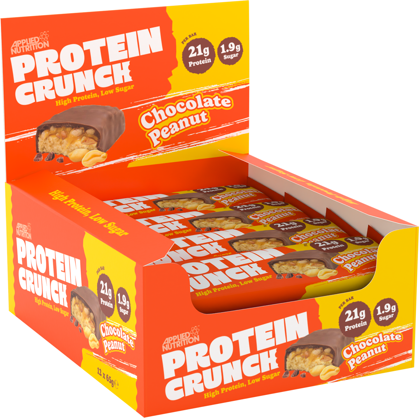 Applied Nutrition Protein Crunch Bar 12x62g