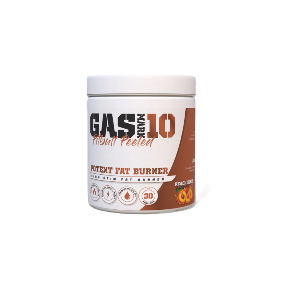 Gas Mark 10 Pitbull Peeled Fat Burner 30 Serv