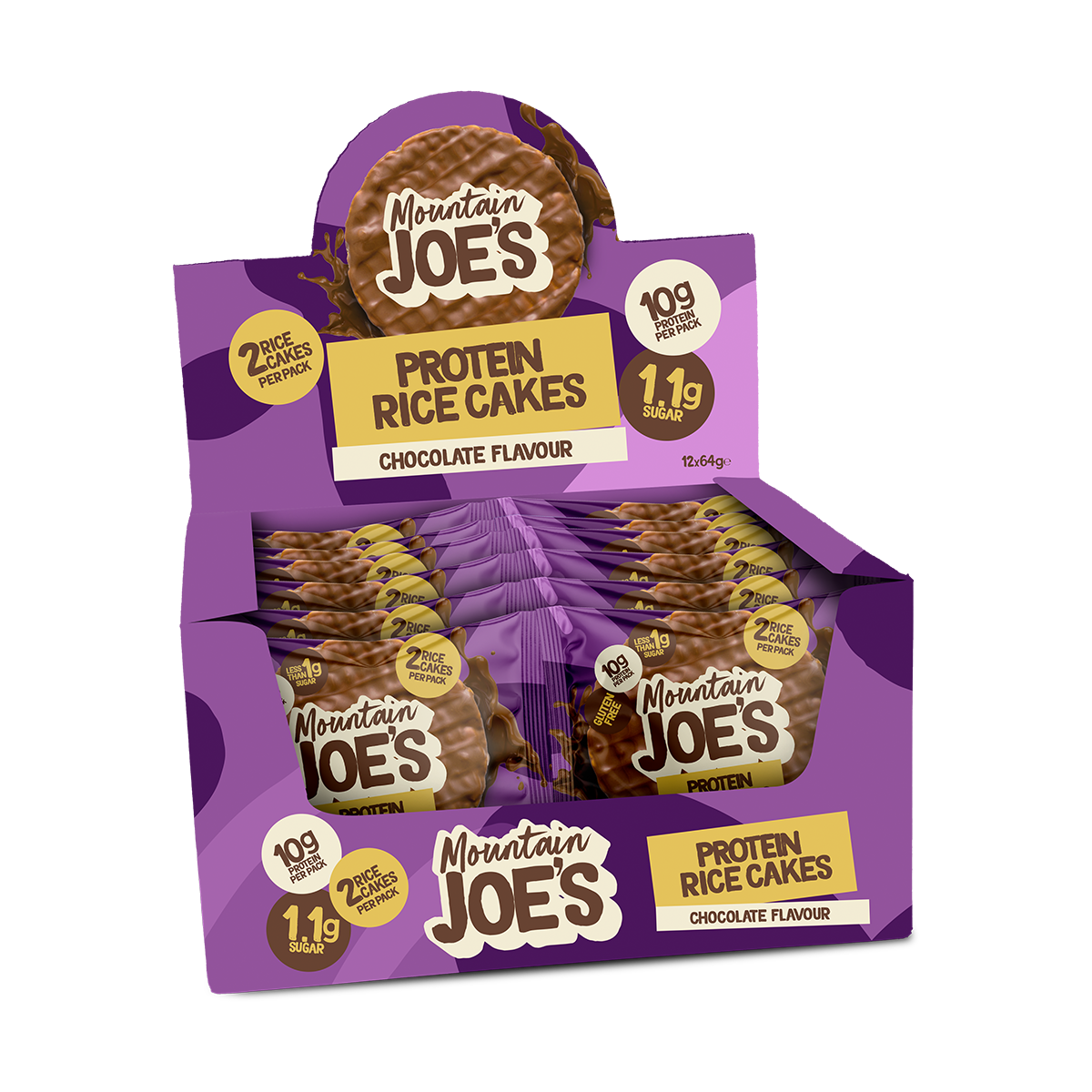 Mountain Joes Protein Rice Cake 12x2x32g