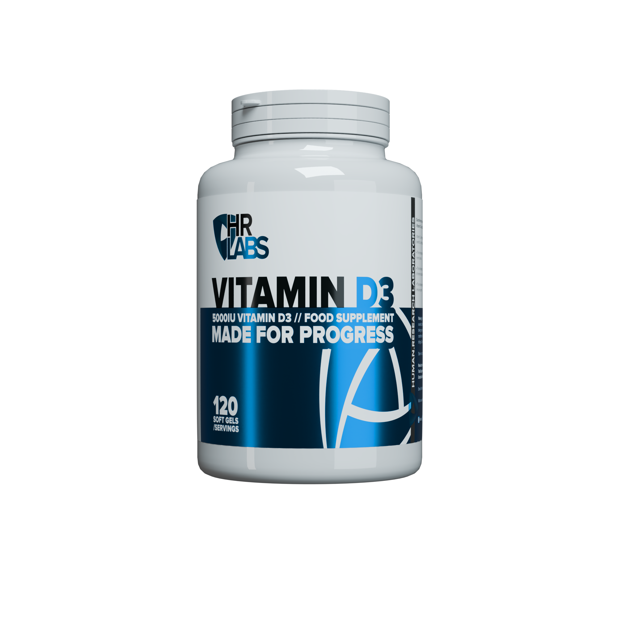HR Labs Vitamin D3 120 Softgels
