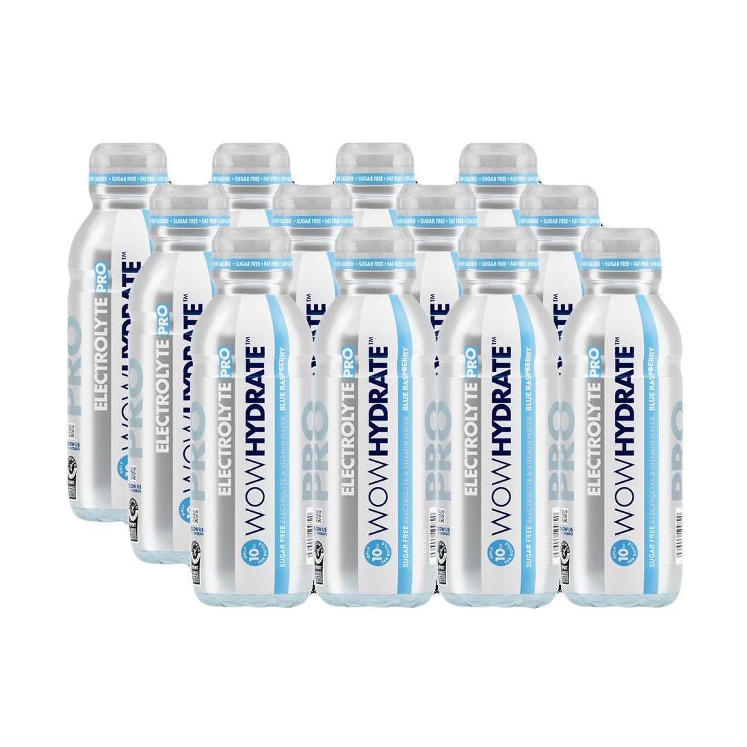 Wow Hydrate Electrolyte PRO Water 12x500ml